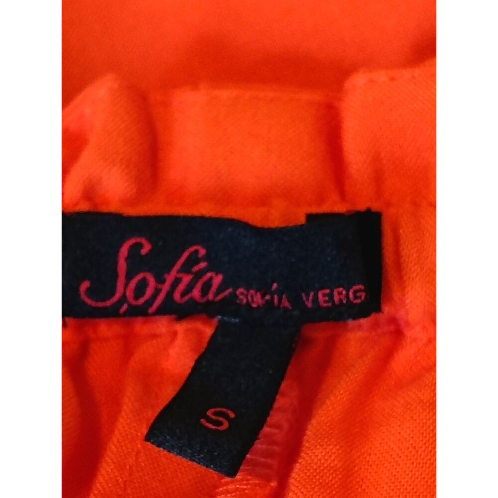 Sofia by Sofia Vergara Tangerine Orange Maxi Skirt Size S 100% Rayon Boho - Picture 8 of 10